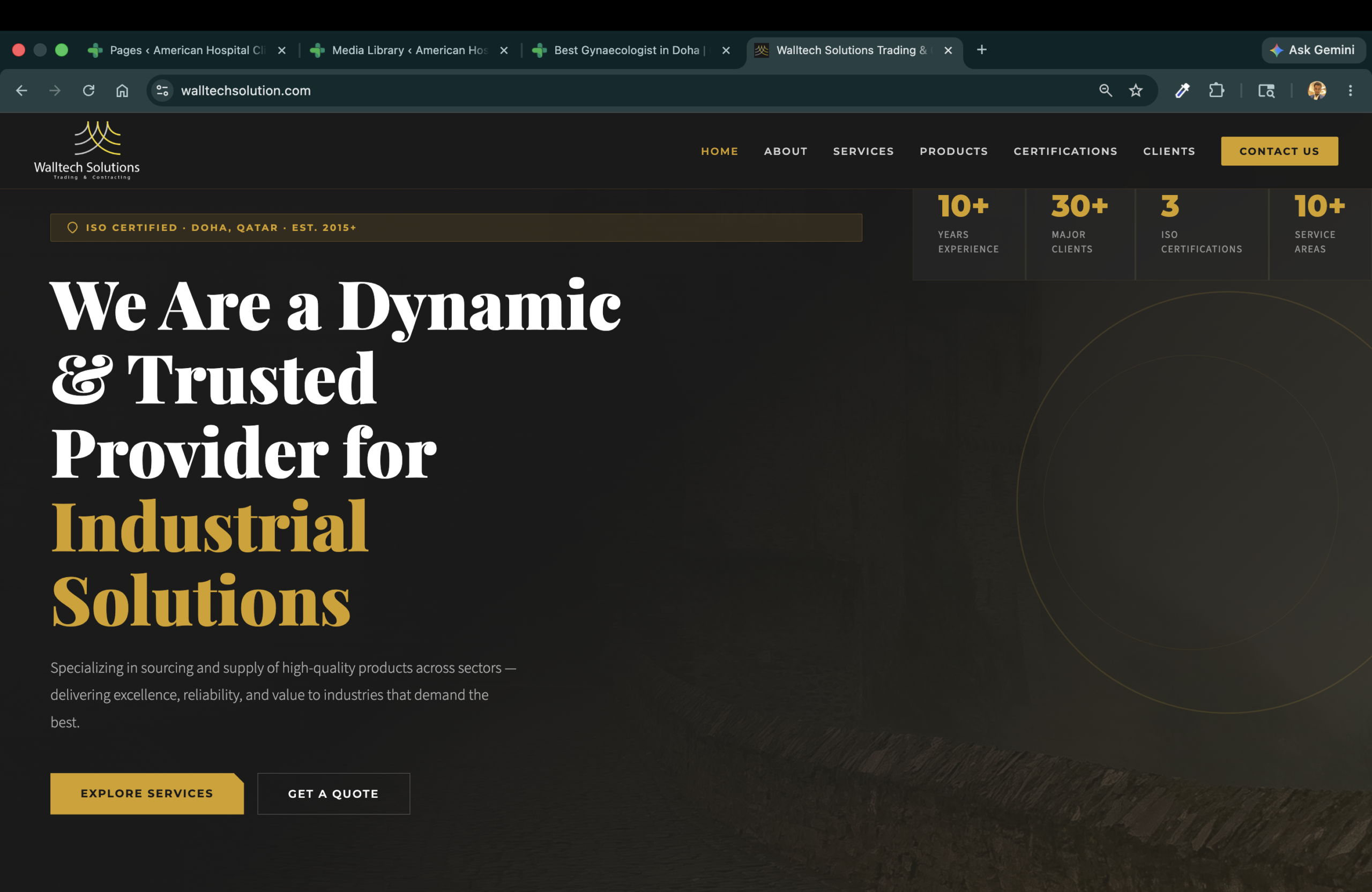 Walltech Solution — Homepage