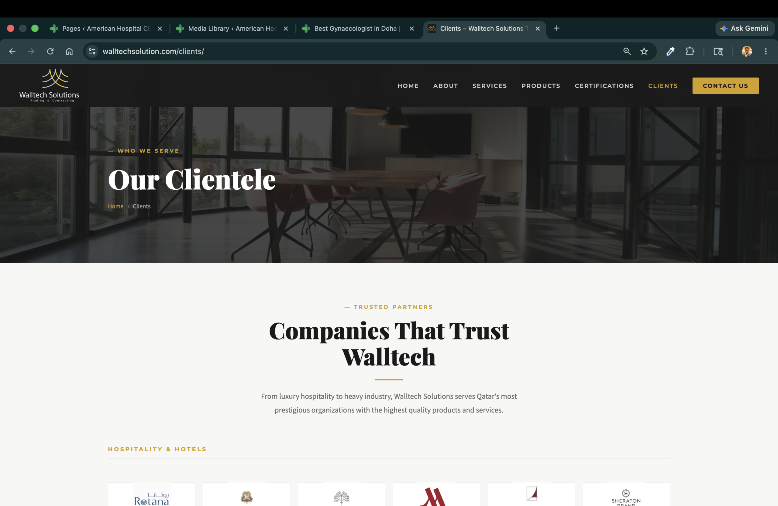 Walltech Solution — Inner Page