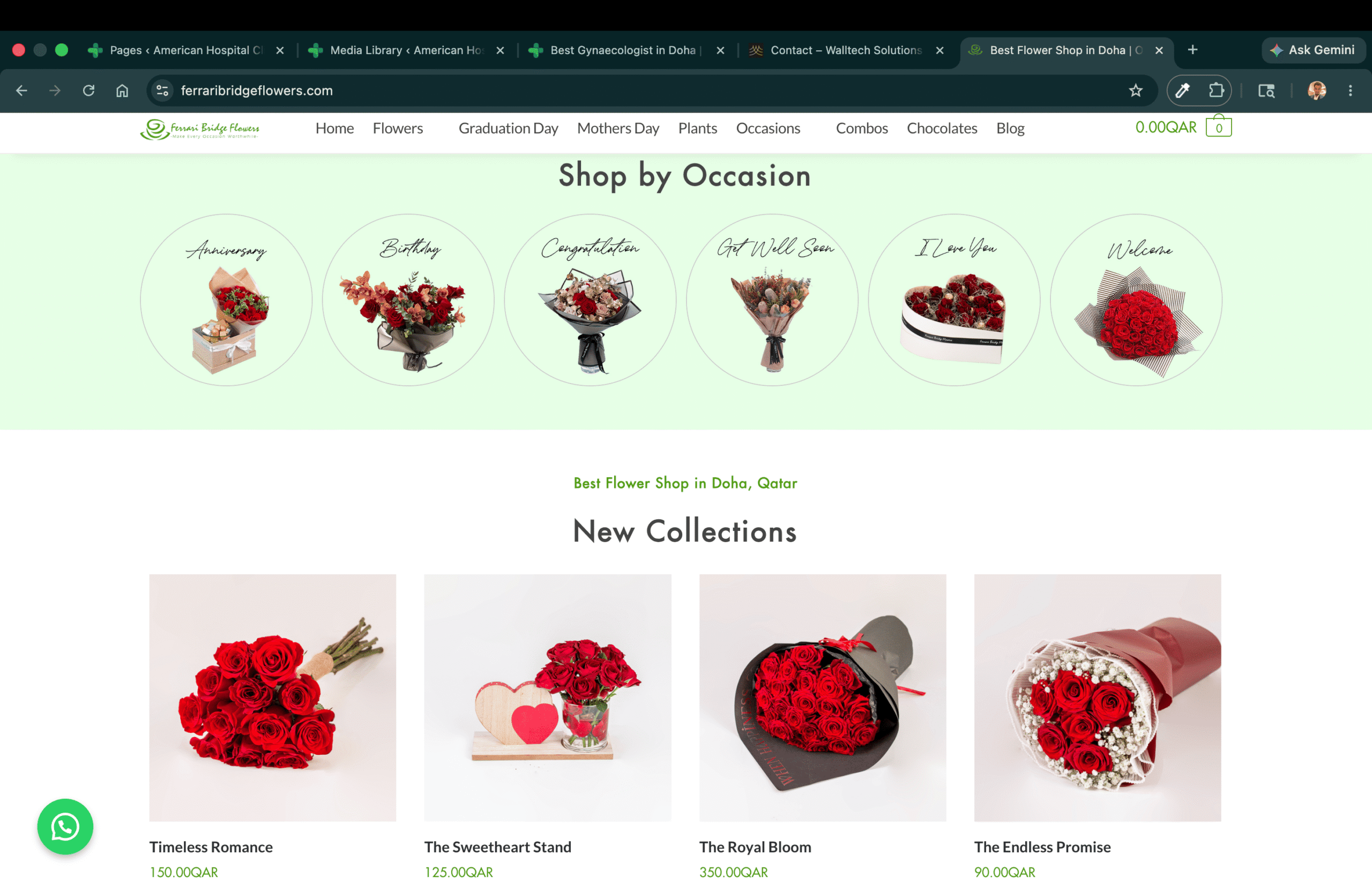 Ferrari Bridge Flowers — Categories