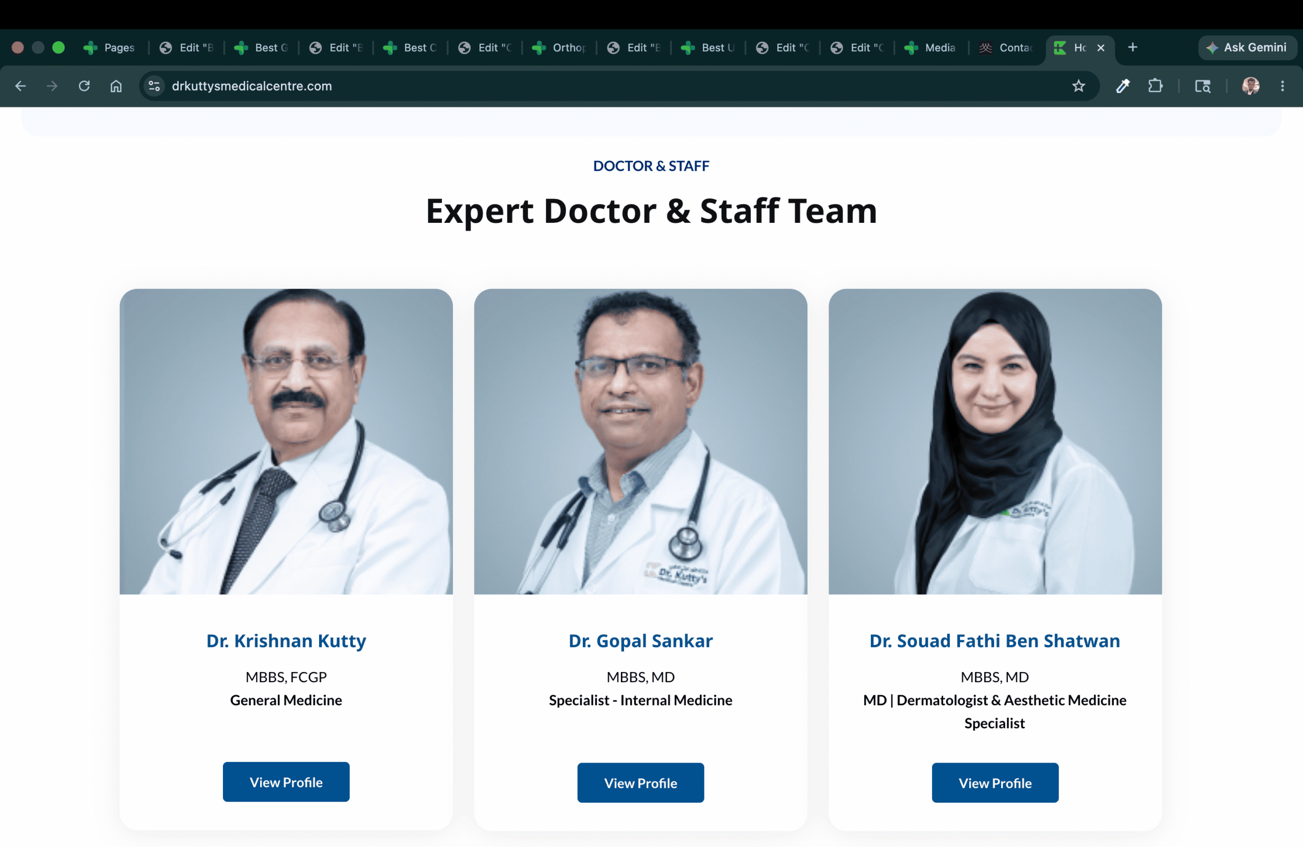 Dr. Kutty's — Doctors