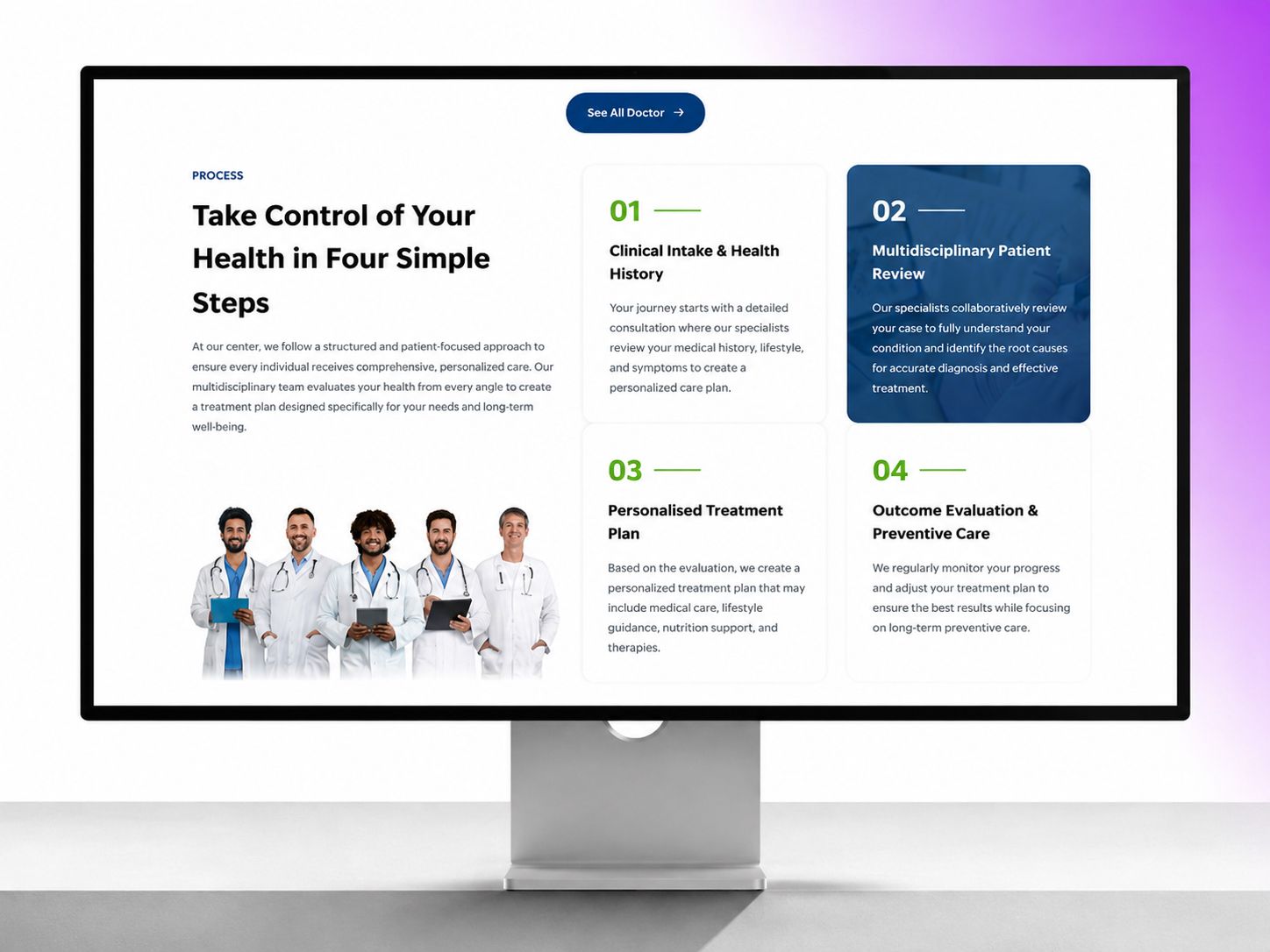 Dr. Kutty's Medical Centre — desktop view