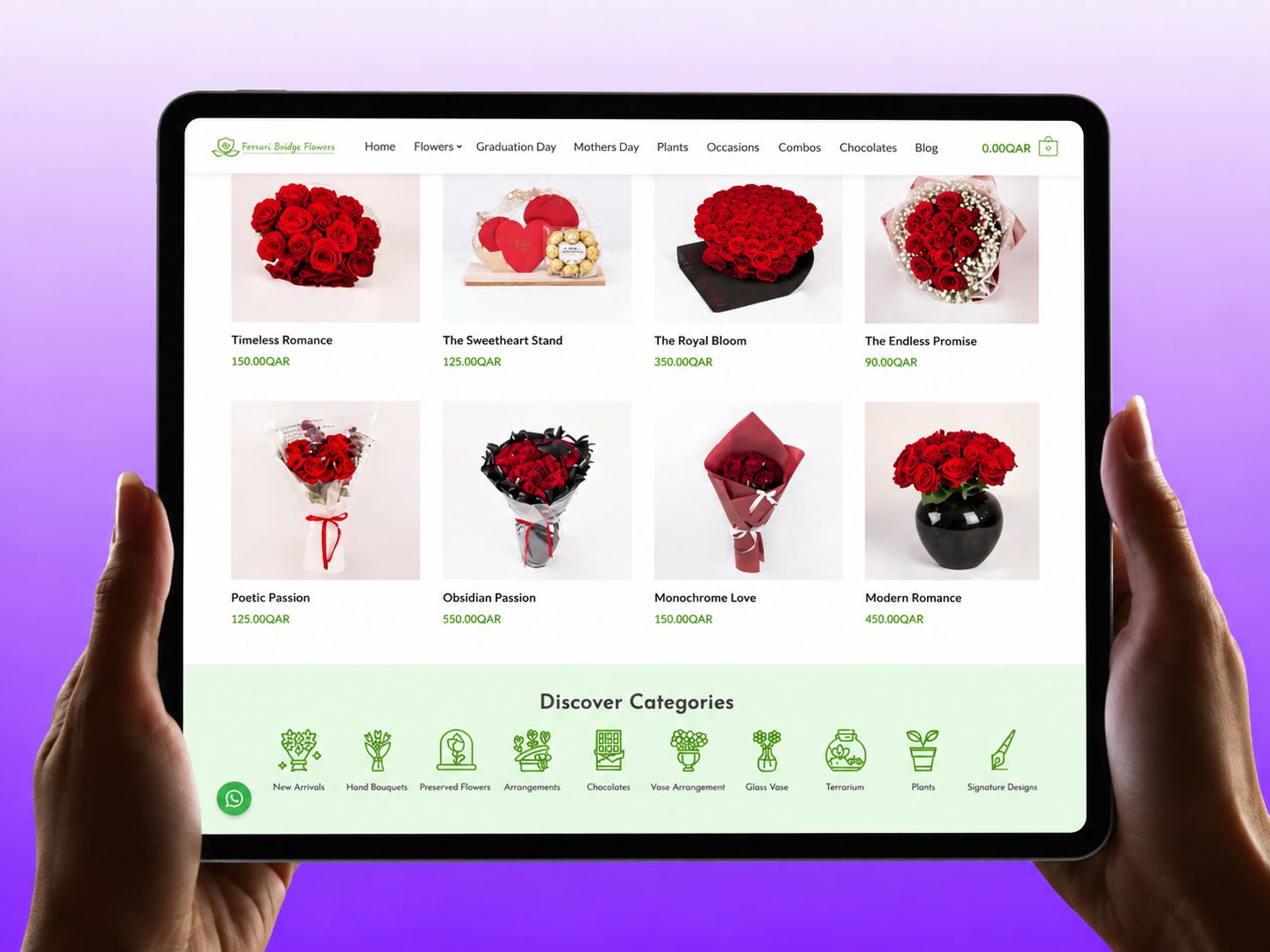 Ferrari Bridge Flowers — mobile view